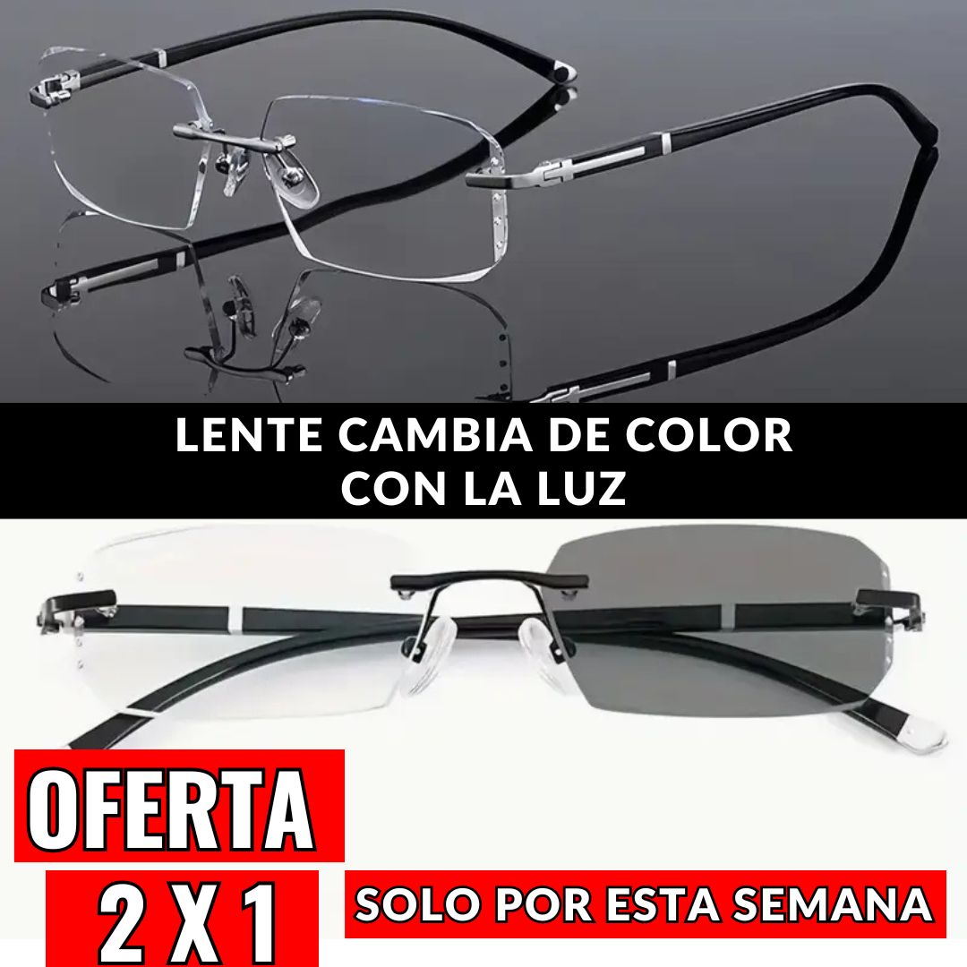 Oferta 2X1 Gafa de Lectur que Cambien de Color con la luz