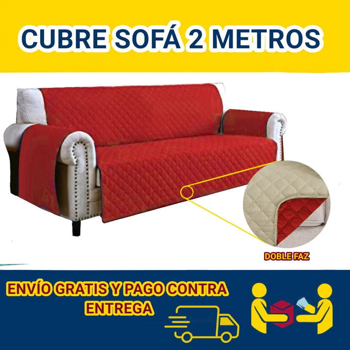 Protector Para sofa -50% De Descuento-Color Rojo