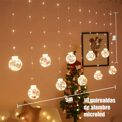 Guirnalda de Esferas LED - MAGIC GLOW - (3 Metros con Diseño Exclusivo)