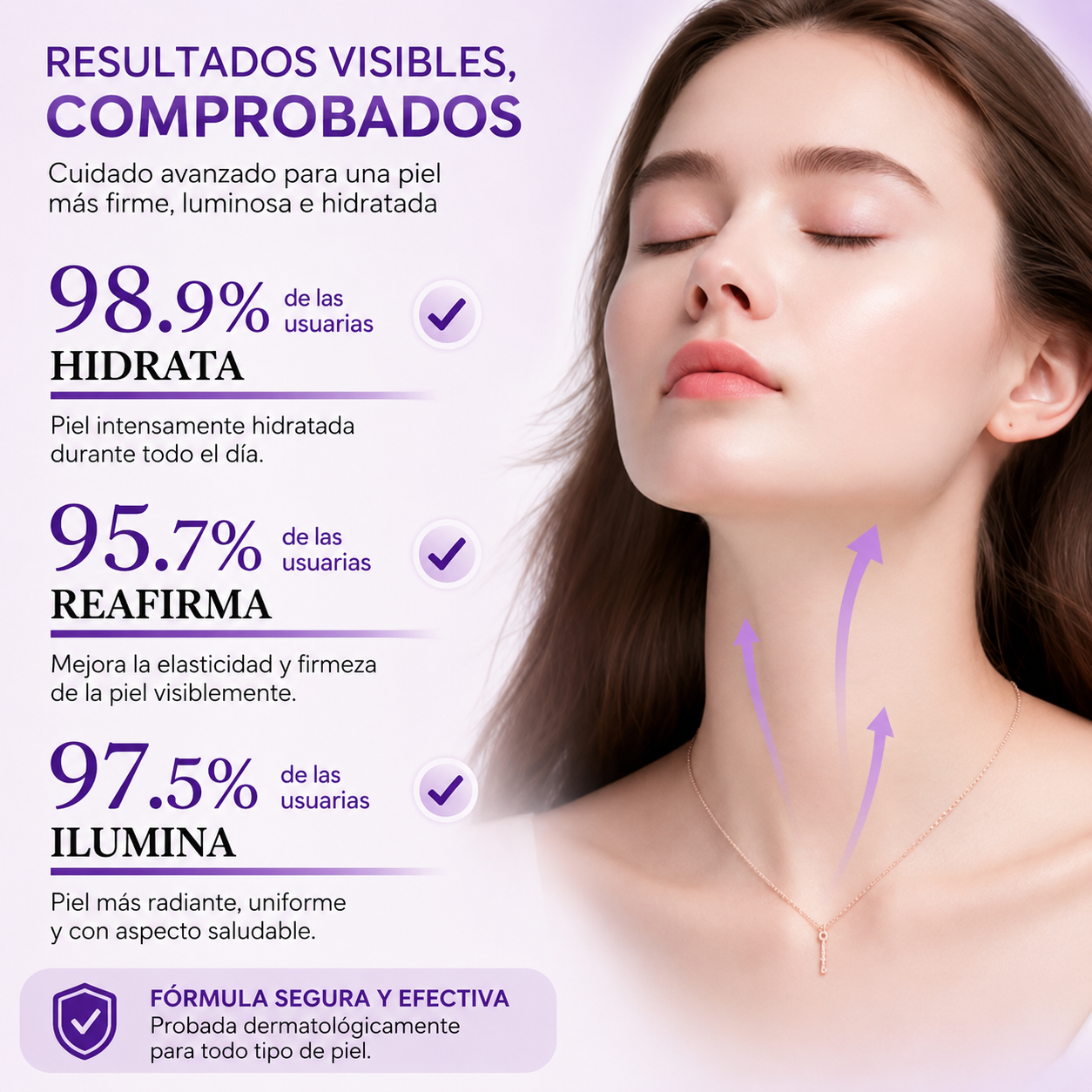 Crema de masaje para el cuello con rodillo 🧴 Colágeno y ácido hialurónico | Reafirma el cuello, reduce las arrugas y la papada