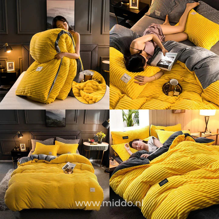 Funda nórdica de terciopelo polar | ¡Extra cálida en los días fríos! - 50% de Descuento